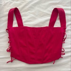 NWT Crop Bustier Top